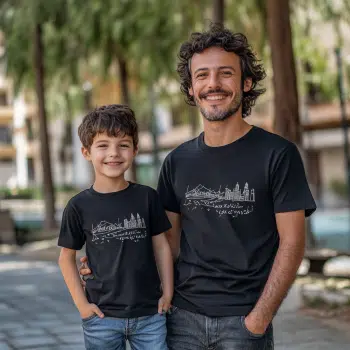 camiseta papá e hijo