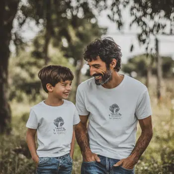 camiseta papá e hijo